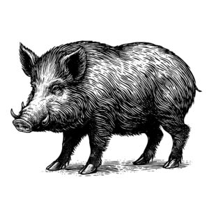 Red Deer Stag in the Rut Middle block Knepp Wildland